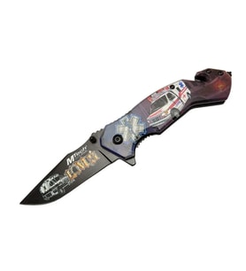 4 23 5 İlkyardım Kurtarma / Kamp 20Cm - Yarı Otomatik, Kemerlikli, Cam Kırma İp Kesme Aparatlı