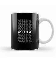 Muda Muda Muda English Text Kupa Bardak Porselen