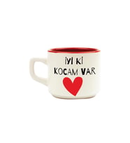 İyi Ki Kocam Var Baskılı Kırmızı Venüs Sevgililer Günü Kupası