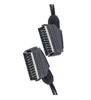Ayt Elektromer 1.2 Metre 7 Mm Tırnaklı Scart Scart Kablo Tüplü Televizyon Uydu Cihazı Kablosu Scart Kablo