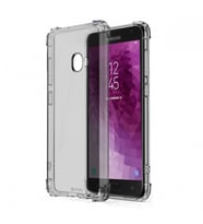 Blogy Galaxy J4 ile Uyumlu Crystal Fit Kılıf Smoke Black