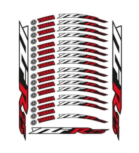 Yamaha R25 Kırmızı Baskı 1 Set Jant Şeridi