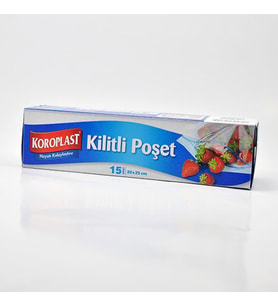 Koroplast Kilitli Poşet 15 li - 20 x 25 cm