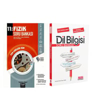 Çap Yayınları 11. Sınıf Fen Lisesi Fizik ve AKM Dil Bilgisi Soru Bankası Seti 2 Kitap