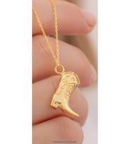 Çizme Kolye (Gold)
