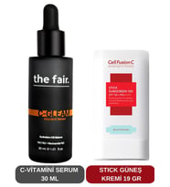 the fair. C Vitamini Aydınlatıcı Gözenek Bakım ve Stick Güneş Kremi Set