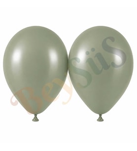 Ada Çayı Renk Lateks Retro Balon (50 cm) - 2 Adet
