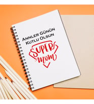 Anneler Günü Tasarımlı Defter