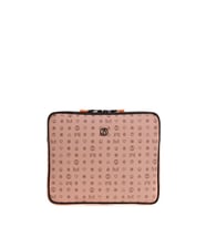 Bilik Deri Monogram Pembe Unisex Laptop & Evrak Çantası TABLET-MN 12"