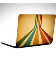 Retro Renkler Laptop Sticker 10 İnch (25X19CM)