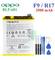 Oppo F9 / R17 Pil Batarya Blp681 + Tamir Seti