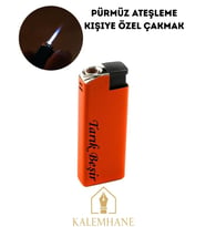 Pürmüz Ateşleme Kişiye Özel Çakmak ve Kutu (Karışık)