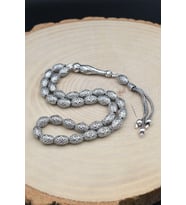 Erkek 925 Ayar Gümüş Tesbih Büyük Boy -27 Gr- 901700