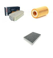 Bosch Filtre Bakım Seti Mercedes ML Serisi 250 CDI Dizel W166 2012-2015 Hava + Yağ f. + Polen Filtre Sion