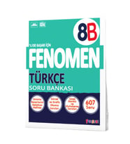 Kurmay Yayınları FENOMEN OKUL 8. SINIF TÜRKÇE SORU BANKASI (B) / 9786057790729 (Çok Renkli)