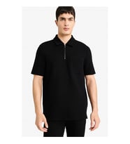 Defacto Polo Yaka Siyah Erkek T-Shirt F9748AX/BK81