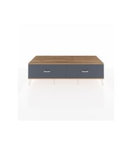 Kronos TV Ünitesi 2 Çekmeceli  176x59x51 Çam-Çam/Antrasit