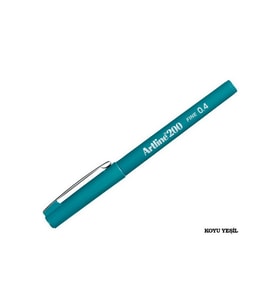 Artline Fineliner 0.4 MM Koyu Yeşil EK-200N (Karışık)