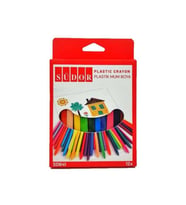 12'Lİ Plastik Üçgen Mum Boya