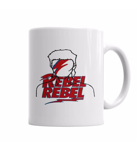 David Bowie Rebel Rebel Kupa Bardak Porselen