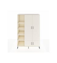 Hyperion Gardrop 6 Raflı 4 Kapaklı Tek Askılı 132x44x195 Aytaşı-Aytaşı