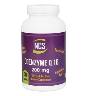 Ncs Coenzyme Q-10 200 Mg 90 Tablet (Renksiz)