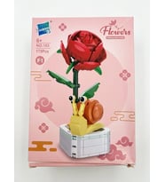 Flowers Building Block Serisi F1 Gül Blok Seti
