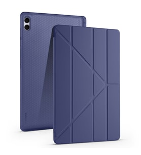 Samsung Galaxy Tab S11 Ultra Uyumlu Kılıf Zore Tri Folding Kalem Bölmeli Standlı Kılıf