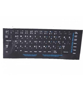 ADDISON 300168 ARAPÇA Q SİYAH KLAVYE STIKER