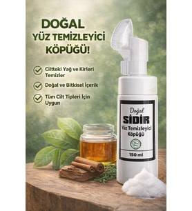 Herbliss Doğal Sidr Özlü Yüz Köpüğü 150 ml – Tüm Ciltler İçin Derin Temizlik!"
