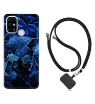Casper E30 F20 X20 Kılıf Boyun Askılı Silikon Blue Foid 1628