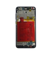 Hwi Uyumlu P9 Lite 2017 Lcd Ekran Mavi Çitalı Servis Orj. Bataryalı