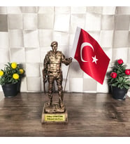 Hizmet Anısı Türk Bayraklı Komando Biblosu HD979