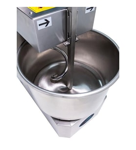 Bosfor 10 kg Komple Paslanmaz Gövde Spiral Hamur Yoğurma Makinesi 220V (Gri)