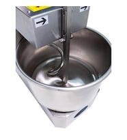 Bosfor 10 kg Komple Paslanmaz Gövde Spiral Hamur Yoğurma Makinesi 220V (Gri)