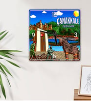 Çanakkale Tasarımlı Duvar Saati