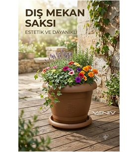 Antik Saksı 7,50 Litre Dış Mekan Saksısı 1 Adet
