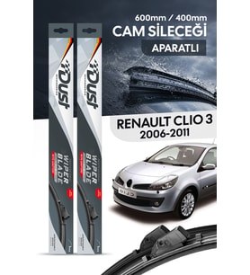 Renault Clio 3 2006-2011 Uyumlu Silecek Takımı 600MM/400MM S9