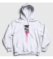 Presmono Unisex Beyaz Bunny Green Day Kapüşonlu Sweatshirt 55608tt