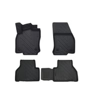 Ford Connect 2023 Sonrasi ile Uyumlu Carbon Desenli Ultra Premium Havuzlu Oto Paspas (Çok Renkli)