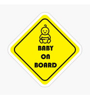 Baby On Board Arabada bebek var Oto Sticker Etiket 19CM md25