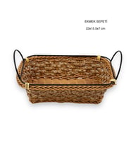 RATTAN ÖRME DİKDÖRTGEN PLS.EKMEK SEPETİ