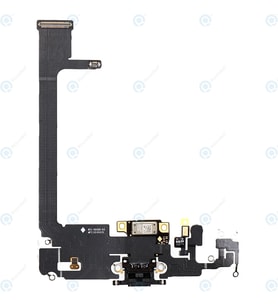 Apple iPhone 11 Pro Max Uyumlu Şarj Soketi YÜKSEK KALİTELİ (Siyah)
