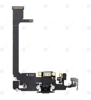 Apple iPhone 11 Pro Max Uyumlu Şarj Soketi YÜKSEK KALİTELİ (Siyah)
