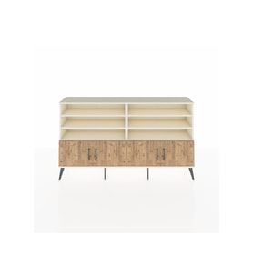 Arges Konsol 6 Raflı 4 Kapaklı 176x30x99 Aytaşı-Çam/Aytaşı