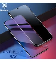 Baseus İphone 11 Pro Max 0.20mm Anti Blue Ray Tam Ekran Koruyucu-(5775) - SSSSSS7955-5688