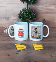 Enişteye Hediye Kupa Bardak Beyaz Fotoğraflı Enişteye Doğum Günü Hediyesi