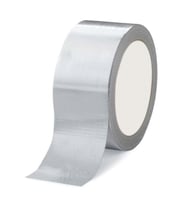 Omeyva Takviyeli Tamir Bandı - İzolasyon Onarım Çadır Bandı - Gri - 48 mm x 10 YRD - 1 Rulo