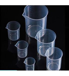 PLASTİK BEHERGLASS SETİ (50+100+250+500+1000) ml