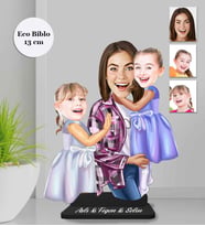 Kişiye Özel Anneler Günü Ahşap Eco Biblo -4